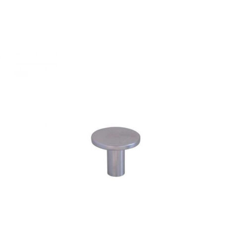 Bouton Meuble Contemporain Zamak Mat Chromé - B BEAUTY
