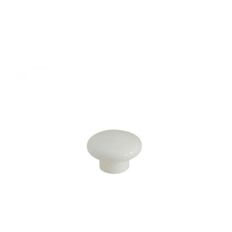 Bouton Meuble Enfant Blanc Plastique Diamètre 40mm B BEAUTY