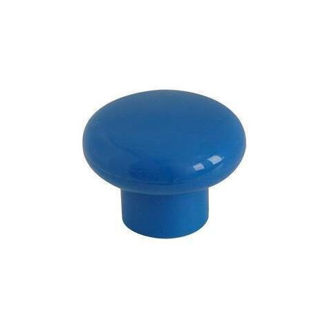 Bouton Meuble Enfant Bleu Plastique B BEAUTY Diamètre 33mm