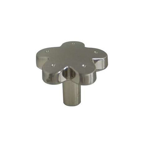 Bouton Meuble Enfant Fleur Zamak Brossé B BEAUTY