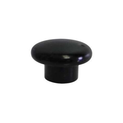 Bouton Meuble Enfant Plastique Noir Diamètre 33mm - B BEAUTY