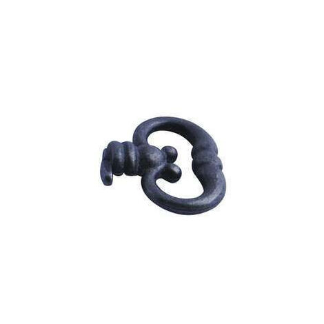 Bouton Meuble Fausse Clé Vintage Zamak Vieux Fer 28mm - B BEAUTY
