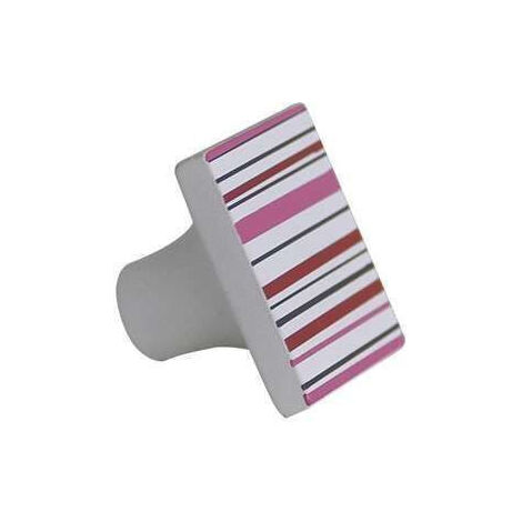 Bouton Meuble Résine Bayadère - B BEAUTY 40x40mm