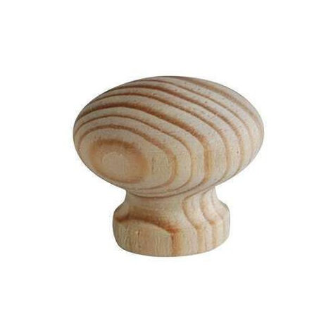 Bouton Meuble Rond Pin Brut 30mm - B BEAUTY