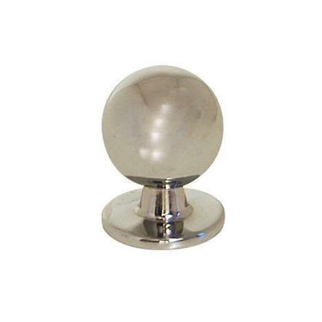 Bouton Meuble Zamak Chromé Diamètre 30mm B BEAUTY