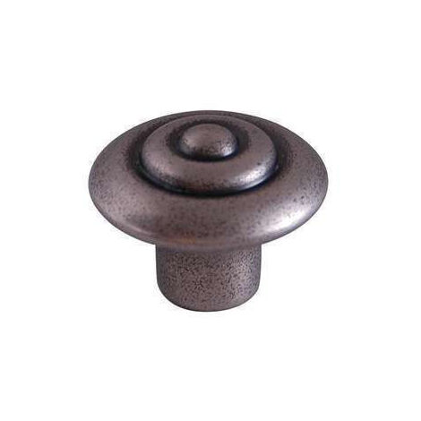 Bouton Meuble Zamak Etain L26,1mm - B BEAUTY