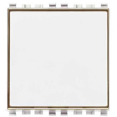 Bouton nominatif Vimar Eikon blanc 1P NO 10A éclairable 20050.