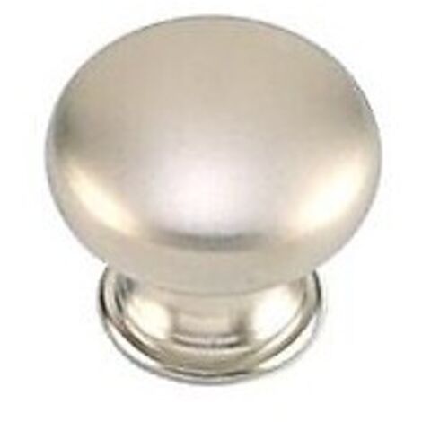 Bouton plats � 30 mm laiton finition chrome brillant