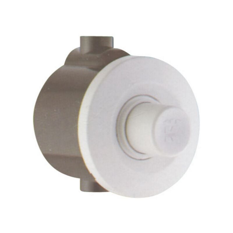 Idral - Commande pneumatique à bouton-poussoir pour réservoir de chasse d'eau 15405 Blanc