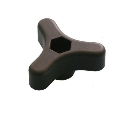 Bouton pour poignées de tondeuses à gazon avec siège d'écrou M8 456000 GGP