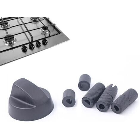 Bouton pour Réchaud à Gaz, boutons rotatifs universels de 42 mm de diamètre avec adaptateurs, Bouton de commande universel pour toutes les marques de fours