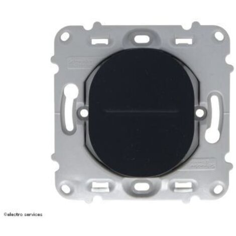 Bouton poussoir à fermeture Ovalis Schneider Finition: Anthracite
