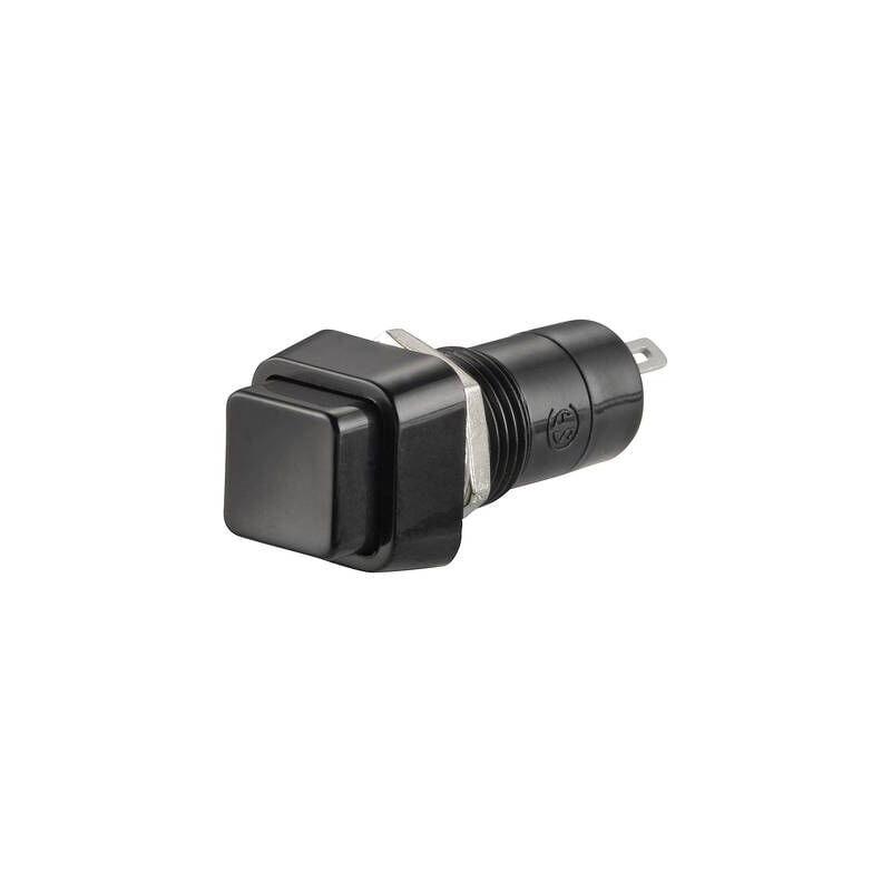 Tru Components - bouton poussoir à pression TC-R13-23A-05BK 1587696 250 v/ac 1.5 a 1 x off/(on) à rappel 1 pc(s)