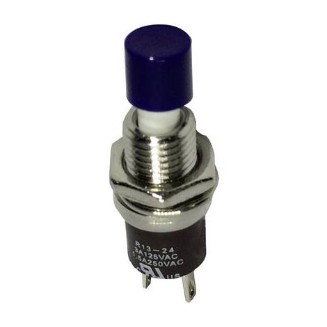BOUTON POUSSOIR À PRESSION TRU COMPONENTS TC-R13-24A1-05-BL 1587872 250 V/AC 1.5 A 1 X OFF/(ON) À RAPPEL 1 PC(S)