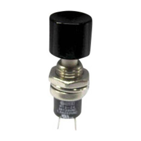 BOUTON POUSSOIR À PRESSION TRU COMPONENTS TC-R13-24A2-05 BK 1587878 250 V/AC 1.5 A 1 X OFF/(ON) À RAPPEL 1 PC(S)