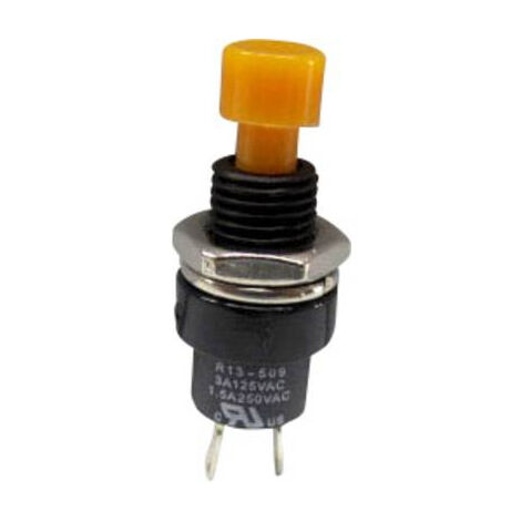 BOUTON POUSSOIR À PRESSION TRU COMPONENTS TC-R13-509A-05YL 1587749 250 V/AC 1.5 A 1 X OFF/(ON) À RAPPEL 1 PC(S)