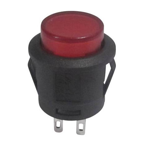 BOUTON POUSSOIR À PRESSION TRU COMPONENTS TC-R13-523AL-05RT 1587753 250 V/AC 1.5 A 1 X OFF/(ON) À RAPPEL 1 PC(S)