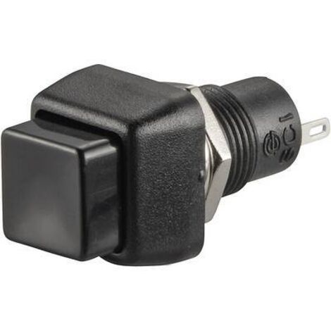 BOUTON POUSSOIR À PRESSION TRU COMPONENTS TC-R13-83A-05BK 1587719 250 V/AC 1 A 1 X OFF/(ON) À RAPPEL 1 PC(S)