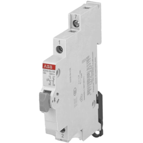 Bouton-poussoir ABB 16A, Tension 250V c.a., série E215 ( Prix pour 1 )