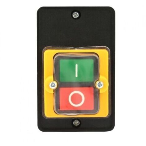 Bouton-poussoir AC220V / 380V 10A Bouton-poussoir Imperméable Bouton Poussoir ON/OFF Utilisé pour Machines Textiles d\'Équipement Mécanique