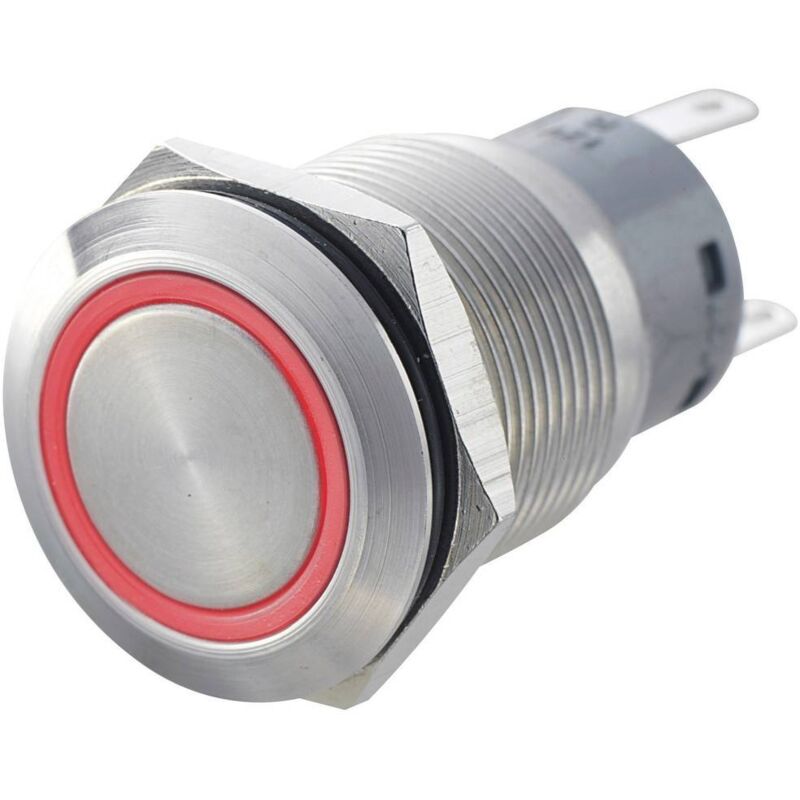 Tru Components - Bouton-poussoir antivandalisme LAS1-AGQ-22E, rd 701311 250 v/ac 5 a 2 x On/(On) IP67 à rappel 1 pc(s)