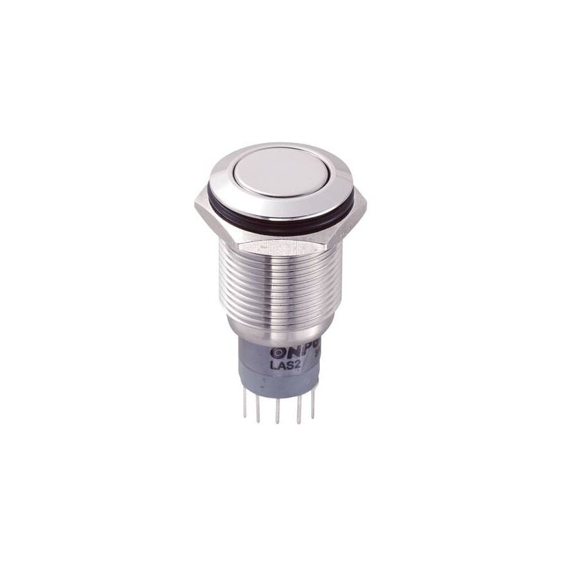 Tru Components - bouton-poussoir antivandalisme LAS2GQF-22/S/P 701943 250 v/ac 3 a 2 x on/(on) à rappel 1 pc(s)