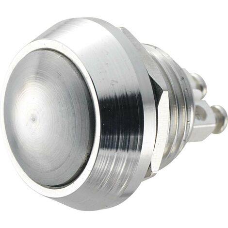 Bouton-poussoir antivandalisme TRU COMPONENTS GQ 12B-N 701257 48 V/DC 2 A 1 x Off/(On) IP65 à rappel 1 pc(s)