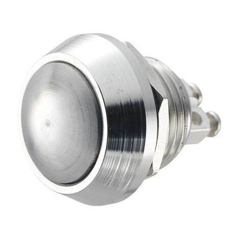 BOUTON-POUSSOIR ANTIVANDALISME TRU COMPONENTS GQ 12B-N 701257 48 V/DC 2 A 1 X OFF/(ON) IP65 À RAPPEL 1 PC(S)