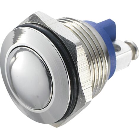 BOUTON-POUSSOIR ANTIVANDALISME TRU COMPONENTS GQ 16B-N 701271 48 V/DC 2 A 1 X OFF/(ON) IP65 À RAPPEL 1 PC(S)