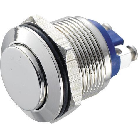 Bouton-poussoir antivandalisme TRU COMPONENTS GQ 19H-N 701284 48 V/DC 2 A 1 x Off/(On) IP65 à rappel 1 pc(s)