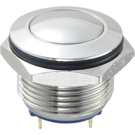 Bouton-poussoir antivandalisme TRU COMPONENTS GQ16B-10/J/N 701934 48 V/DC 2 A 1 x Off/(On) IP65 à rappel 1 pc(s)
