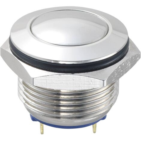 BOUTON-POUSSOIR ANTIVANDALISME TRU COMPONENTS GQ16B-10/J/N 701934 48 V/DC 2 A 1 X OFF/(ON) IP65 À RAPPEL 1 PC(S)