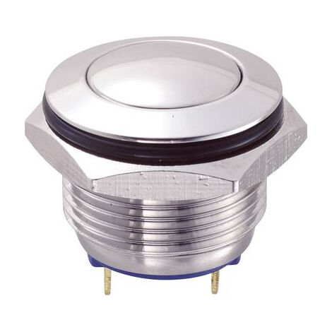 BOUTON-POUSSOIR ANTIVANDALISME TRU COMPONENTS GQ16B-10/J/S 701789 48 V/DC 2 A 1 X OFF/(ON) IP65 À RAPPEL 1 PC(S)