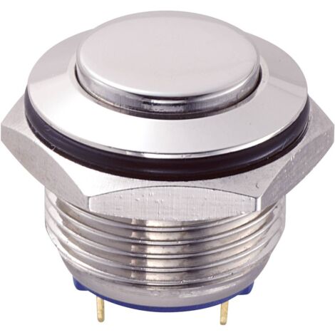 Bouton-poussoir antivandalisme TRU COMPONENTS GQ16H-10/J/N 701829 48 V/DC 2 A 1 x Off/(On) IP65 à rappel 1 pc(s)