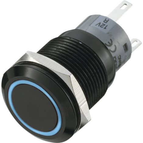 Bouton-poussoir antivandalisme TRU COMPONENTS LAS1-AGQ-11E/B 702182 250 V/AC 5 A 1 x Off/(On) IP67 à rappel 1 pc(s)