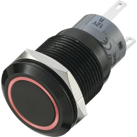 Bouton-poussoir antivandalisme TRU COMPONENTS LAS1-AGQ-11E/G 702211 250 V/AC 5 A 1 x Off/(On) IP67 à rappel 1 pc(s)