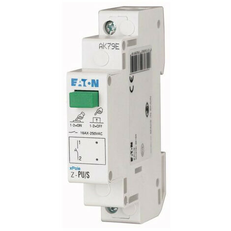 Bouton-poussoir avec LED 24AC/DC 1F+1O 16A orange 1PE 000276296 EATON Z-PUL24/SO