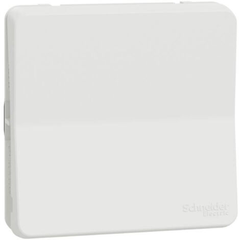 bouton poussoir - blanc - composable - schneider electric mur39027