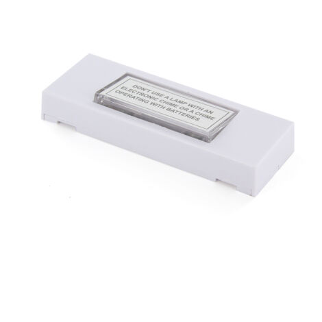 Bouton poussoir Blanc + lampe - Chacon