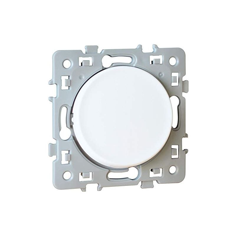 Eurohm Square Bouton Poussoir Blanc - 60202