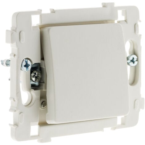 Bouton poussoir bornes automatiques nu - Blanc - Clarys - Zenitech