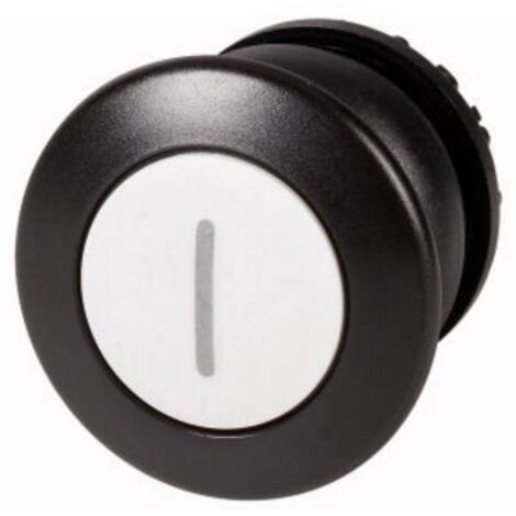 Bouton-poussoir ' coup de poing ' blanc I à rappel EATON M22S-DP-W-X1
