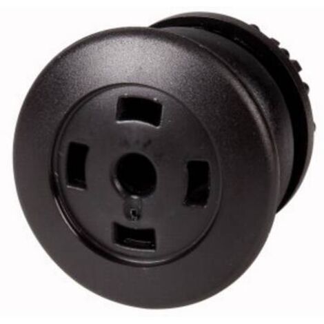 Bouton-poussoir ' coup de poing ' noir sans étiquette à accrochage EATON M22S-DRP-S-X