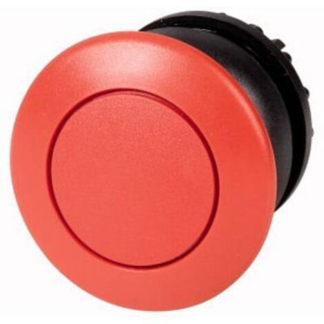 Bouton-poussoir ' coup de poing ' rouge à accrochage EATON M22S-DRP-R