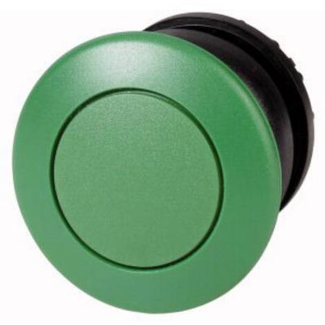 Bouton-poussoir ' coup de poing ' vert à accrochage EATON M22S-DRP-G