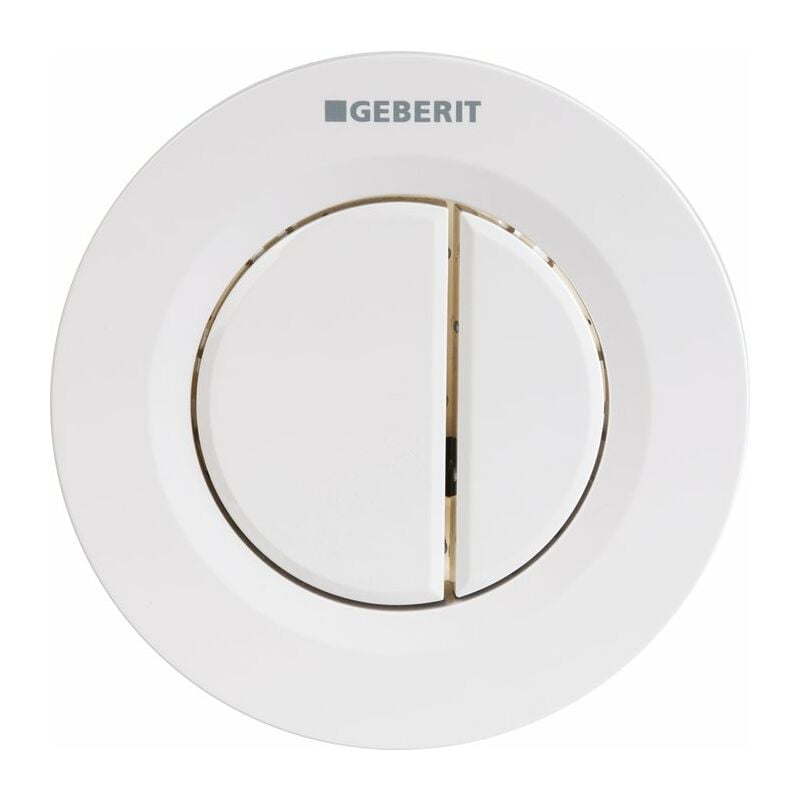 Systèmes de chasse d'eau - Déclenchement à distance type 01, pneumatique, pour rinçage double touche, blanc alpin 116.042.11.1 - Geberit