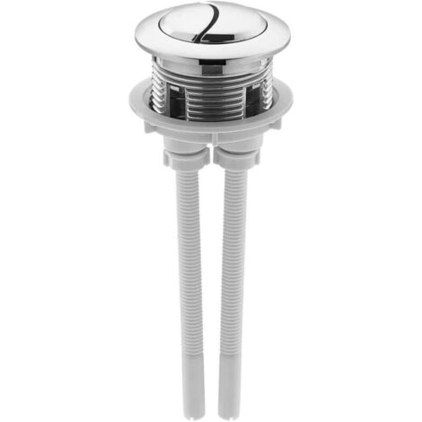 Bouton poussoir de toilette de 38 mm, bouton de chasse d\'eau double, galvanoplastie, accessoire de remplacement de valve de toilett