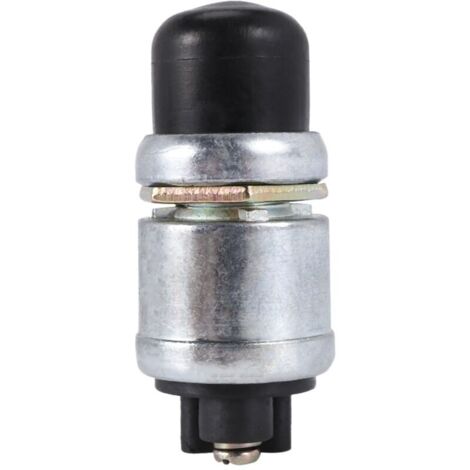 Bouton Poussoir Démarrage Moteur 12V DC 50A Étanche Momentané Haute Résistance