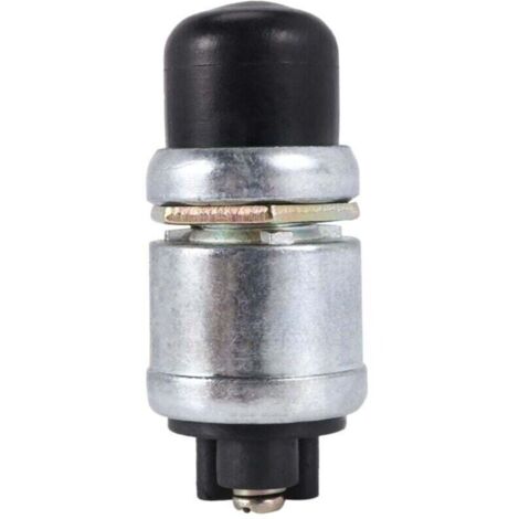 Bouton Poussoir Démarrage Moteur 12V DC 50A Étanche Momentané Haute Résistance