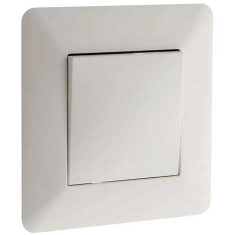 Interrupteur poussoir 10A - Blanc - Artezo - Zenitech